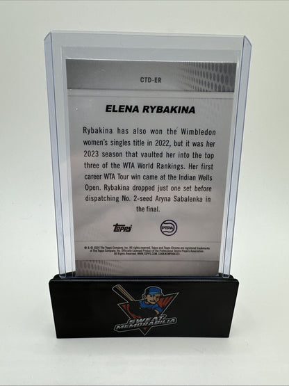 2024 Topps Chrome Tennis Captured ELENA RYBANKINA #CTD-ER