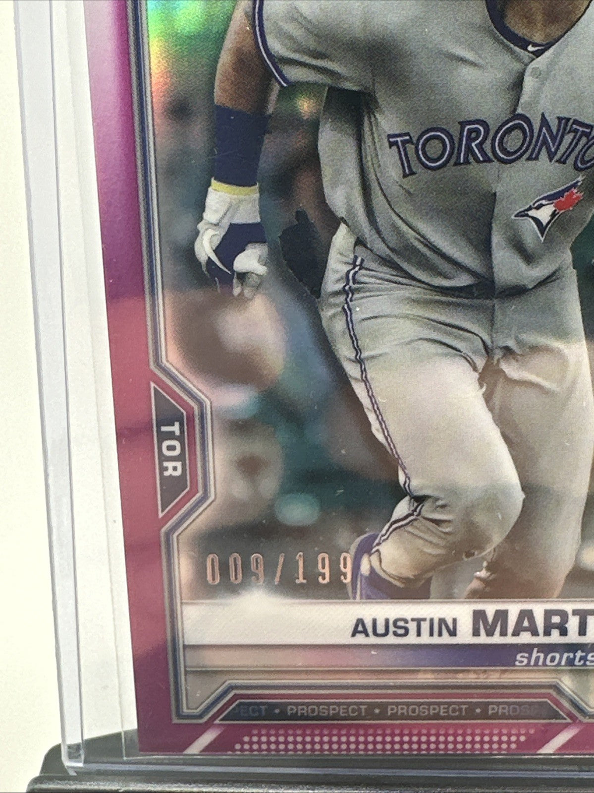 AUSTIN MARTIN 2021 Bowman Chrome Pink Refractor RC #s /299