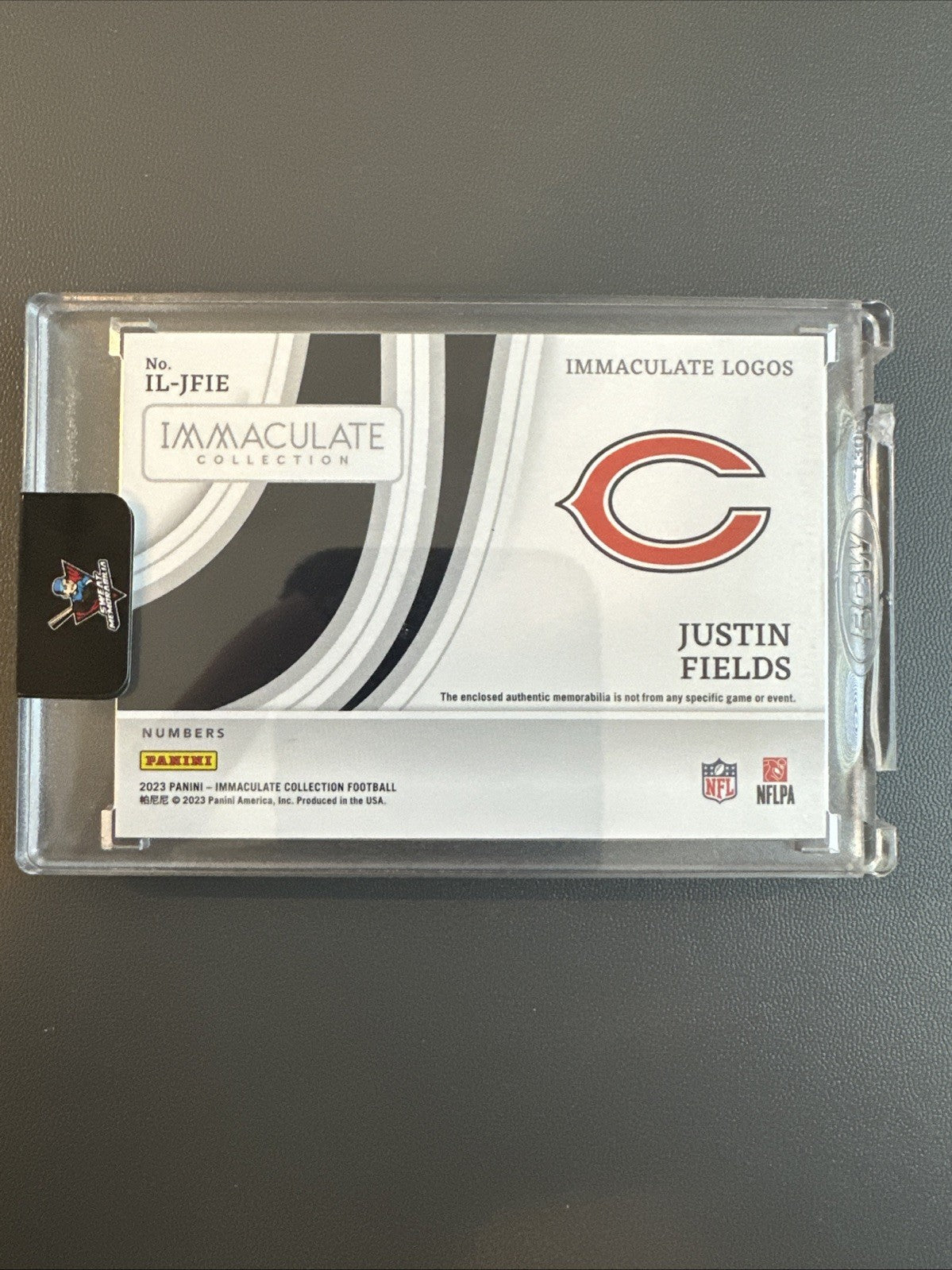 2023 Panini Immaculate Collection - Memorabilia Justin Fields RPA 15/25 Auto