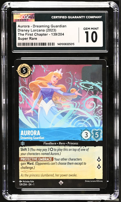 2023 Disney Lorcana The First Chapter Aurora #139/204 CGC 10