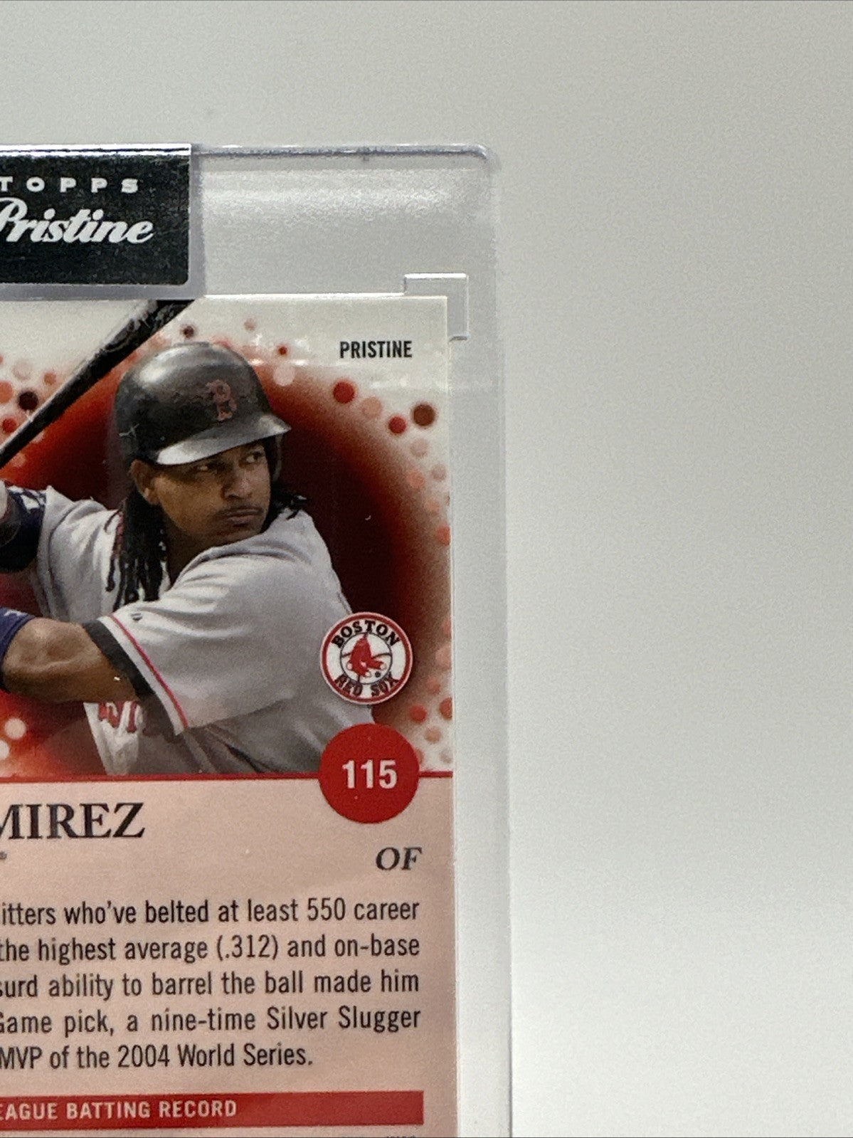 2022 Topps Pristine #115 Manny Ramirez Encased Pristine Refractor