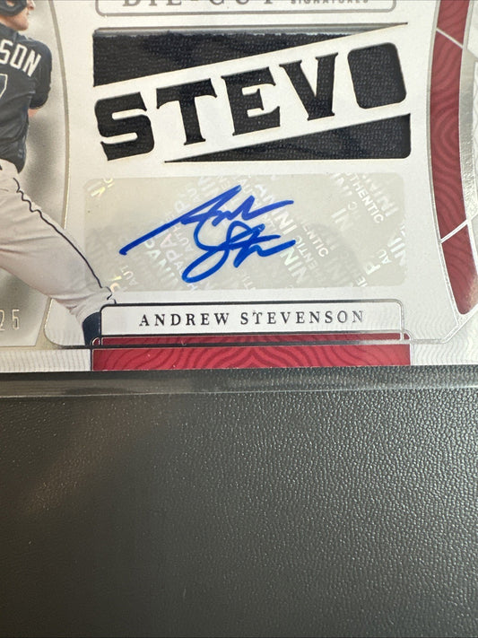 2022 Panini National Treasures Gold /25 Andrew Stevenson #DCMS-AS Auto