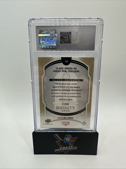 Clark Gregg - Agent Phil Coulson 2022 UP Marvel Allure Black Rainbow #16 CGC 8.5