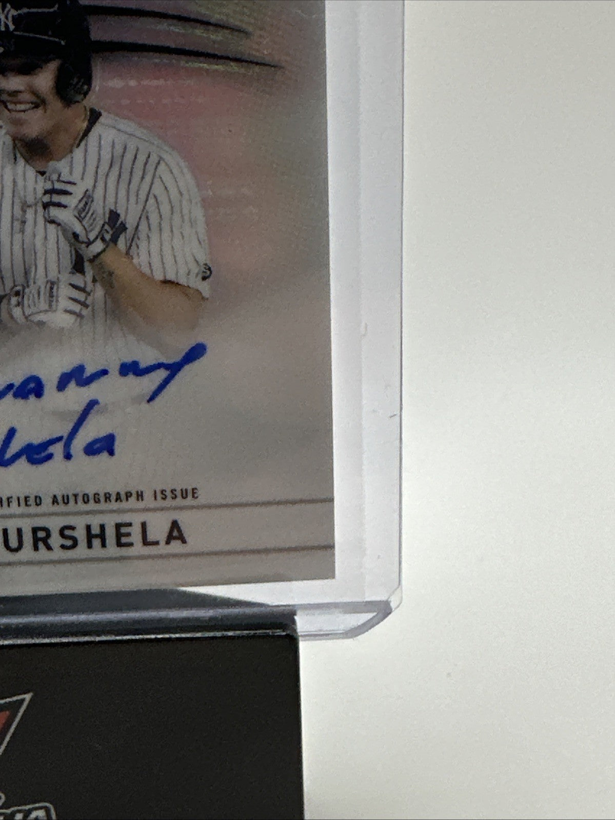 Gio Urshela 2022 Topps Pristine Slice Of A Star Signed On-Card Jersey Auto SP