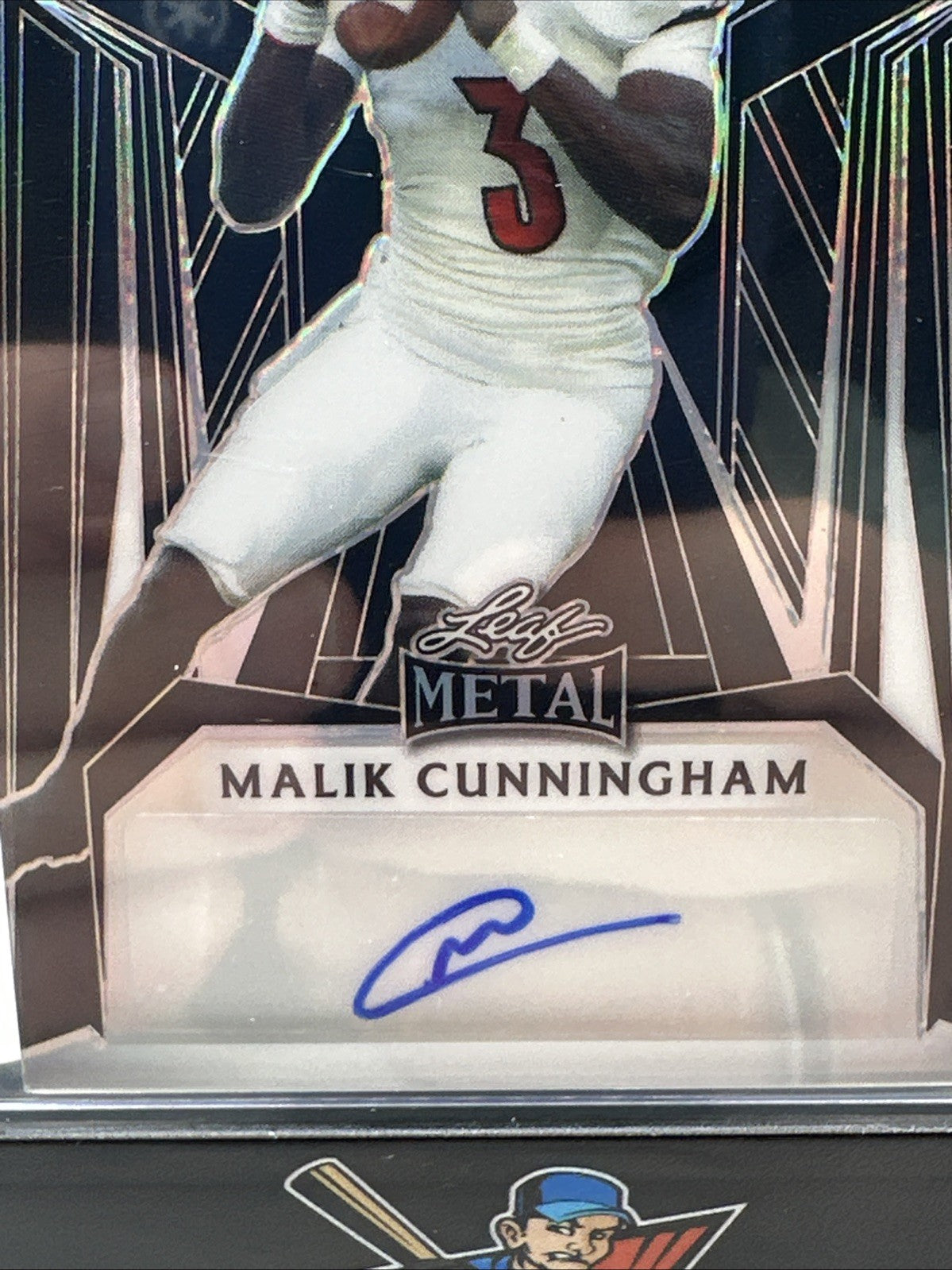 2023 Leaf Metal Football MALIK CUNNINGHAM Auto 3/5
