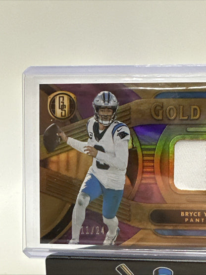 2024 Gold Standard Bryce Young Gold Gear 3 Color Patch 11/24 Panthers