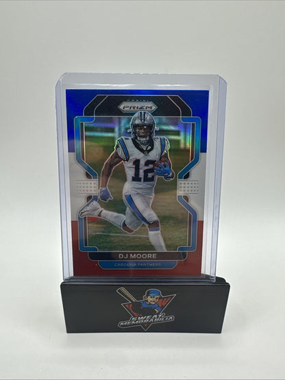 2021 Panini Prizm Red White & Blue DJ Moore Carolina Panthers #311