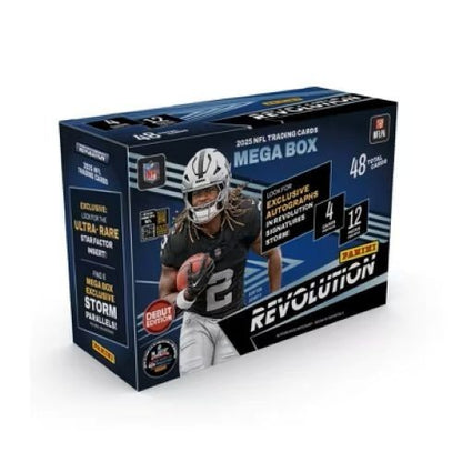 2025 Panini NFL Revolution Football Trading Card Mega Box