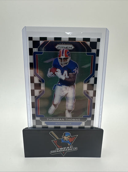 2021 Panini Prizm - Thurman Thomas #123 Checker Prizm