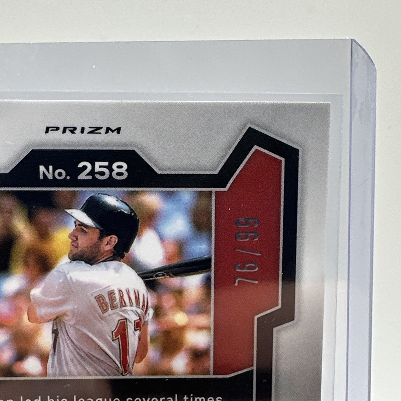 Lance Berkman 2024 Panini Prizm #258 Purple Prizm 76/99