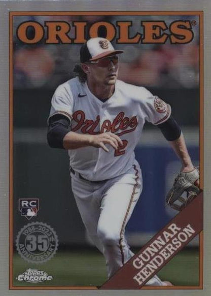 2023 Topps Chrome Update Series - 1988 Topps Baseball Gunnar Henderson  PSA 9