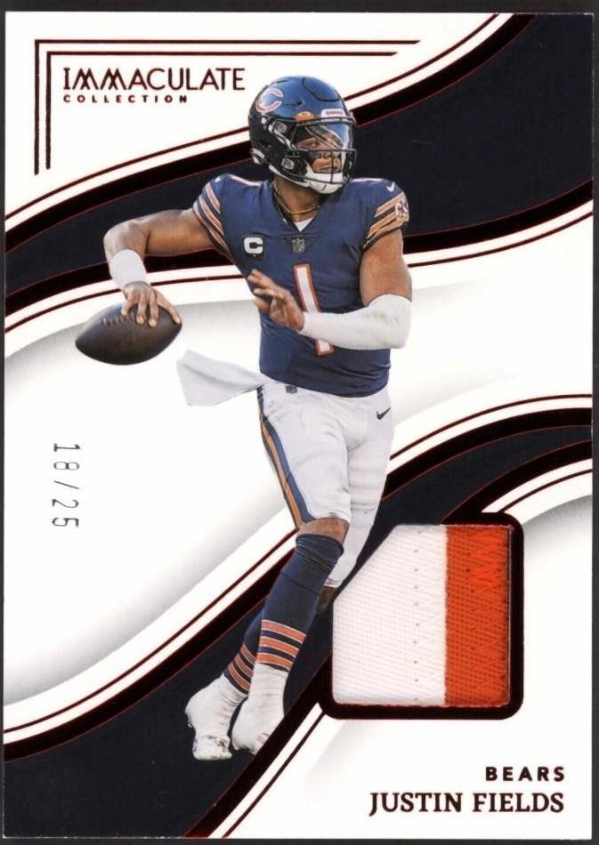 2023 Panini Immaculate Collection - Memorabilia Justin Fields RPA 15/25 Auto